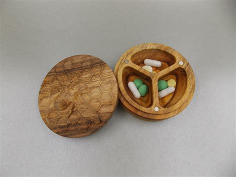 etsy metal pill box|small wooden pill box.